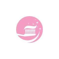 Tooth brush paste logo