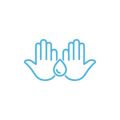 hand sanitizer bottle icon flat vector logo design trendy