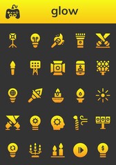 glow icon set