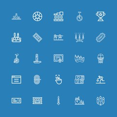Editable 25 one icons for web and mobile