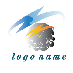 Vector logo design in eps 10. Simple template and ready to use