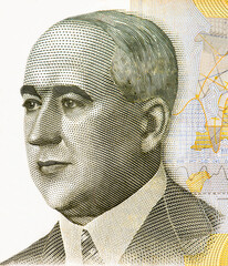Milutin Milankovic, Portrait from Serbia 2000 Dinara 2011 Banknotes.