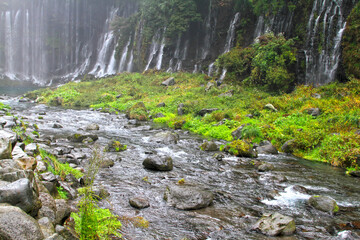 Shiraito Falls in Fujinomiya, Shizuoka Prefecture, Japan.