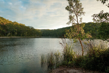 Late afternoon light over the lake. Blue Lake, North Stradbroke Island’ Queensland, Australia.