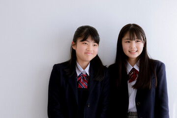 笑顔の女子学生