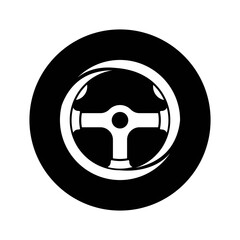 steering wheel logo