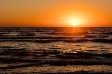 Sunset at the Torrey pine beach