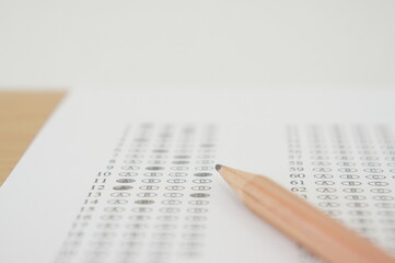marked optical answer sheet