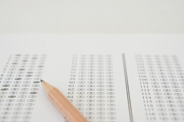 marked optical answer sheet