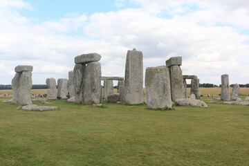 Fototapeta na wymiar The pre-historic stone formations of Stonehenge, Wiltshire, England