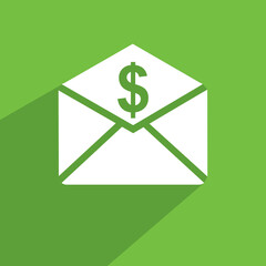 business email icon, Financial icon vector