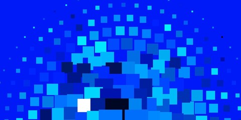 Light BLUE vector background with rectangles. Rectangles with colorful gradient on abstract background. Pattern for busines booklets, leaflets