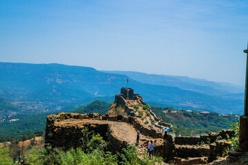 The Pratapgarh fort in Summer