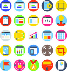 Web Colored Vector Icons 3