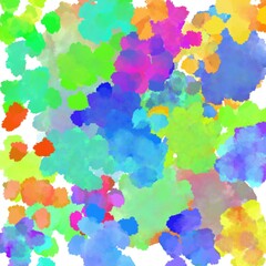 Watercolour abstract background colourful texture hand drawn