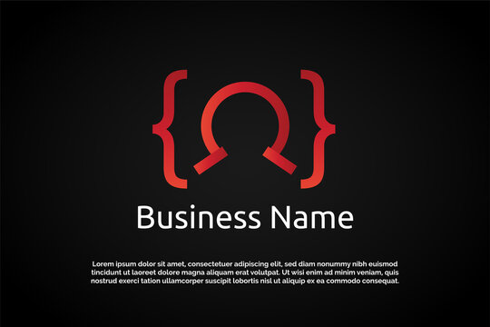 Omega Coding Digital Logo Template