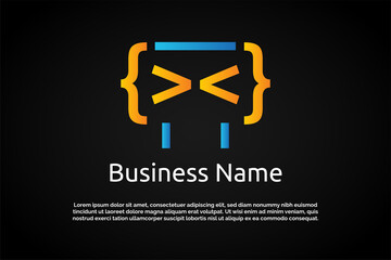 Coding Bot Digital Logo Template