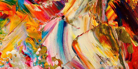 Colorful abstract background wallpaper. Modern motif visual art.  Mixtures of oil paint. Trendy...