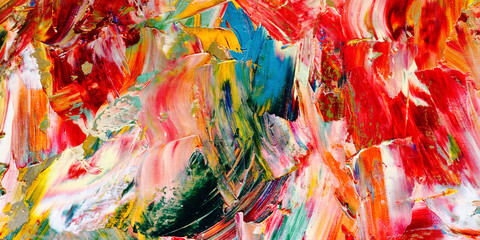 Colorful abstract background wallpaper. Modern motif visual art.  Mixtures of oil paint. Trendy...