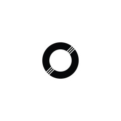 Initial Letter O Logo monogram