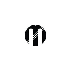 Initial Letter M Logo monogram