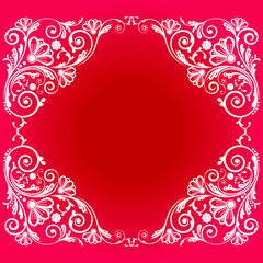 vector abstract floral  background