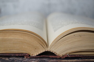 old book on the table