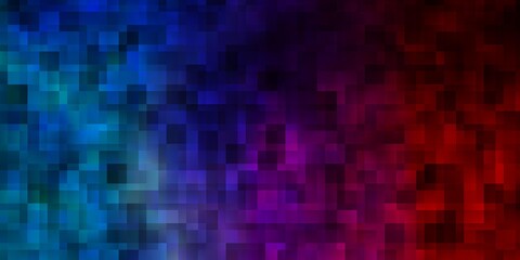 Light Blue, Red vector background in polygonal style.