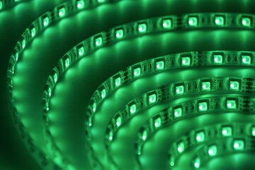 green binary code