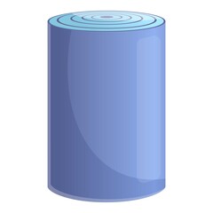 Modern soundproofing roll icon. Cartoon of modern soundproofing roll vector icon for web design isolated on white background