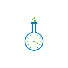 lab time logo , laboratory logo