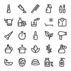 Beauty and SPA Vector Icons 1