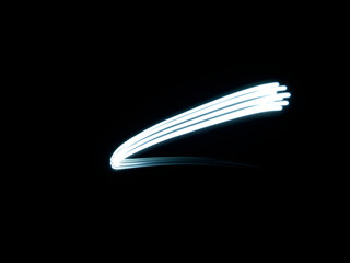 Light painting in the dark