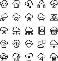 Cloud Computing Vector Icons 3