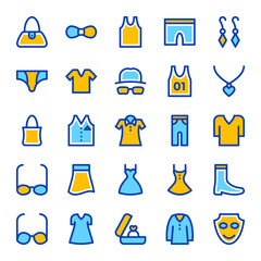 Fashion and Clothes Vector Icons 3