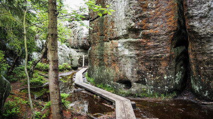 Table Mountains National Park in Poland