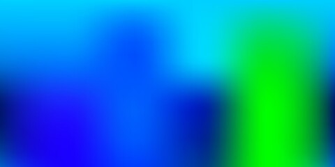 Light Blue, Green vector blur layout.