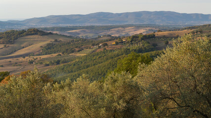 Paysage de Toscane en Italie