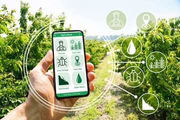 Smart Farming Digital Technology Agriculture App