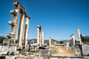 Afrodisias Ancient city.  (Aphrodisias) was named after Aphrodite, the Greek goddess of love. Aphrodite The most famous of cities called Aphrodisias. The UNESCO World Heritage. Aydın - TURKEY