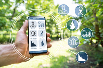 Smart Farming Digital Technology Agriculture App