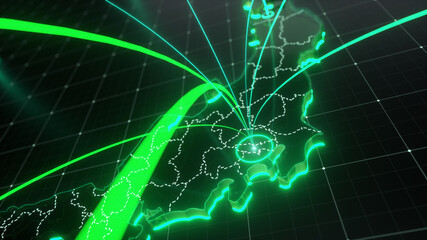 Network and Connection city of Tokyo 04