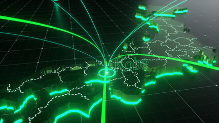 Network and Connection city of Osaka 01