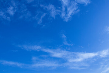 blue sky and clouds