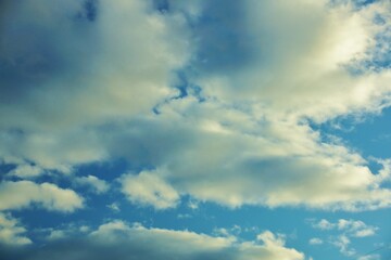 blue sky with clouds