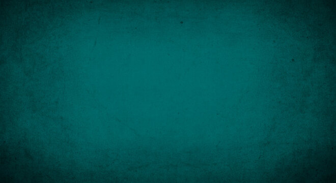 Teal color background with grunge texture