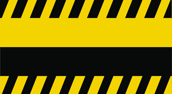 under construction background with warning stripes