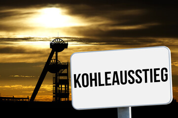 Ein Bergwerk und der Ausstieg aus der Kohle