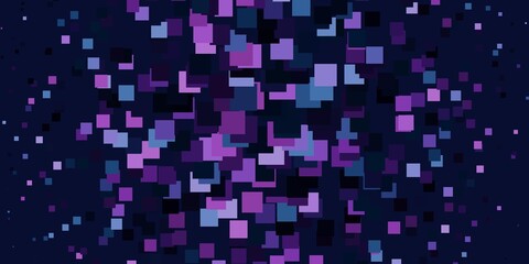 Light Pink, Blue vector pattern in square style. Colorful illustration with gradient rectangles and squares. Design for your business promotion.