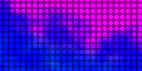 Obraz premium Light Pink, Blue vector texture with circles. Glitter abstract illustration with colorful drops. Design for your commercials.